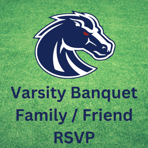 Varsity Football Banquet Family RSVP Banner