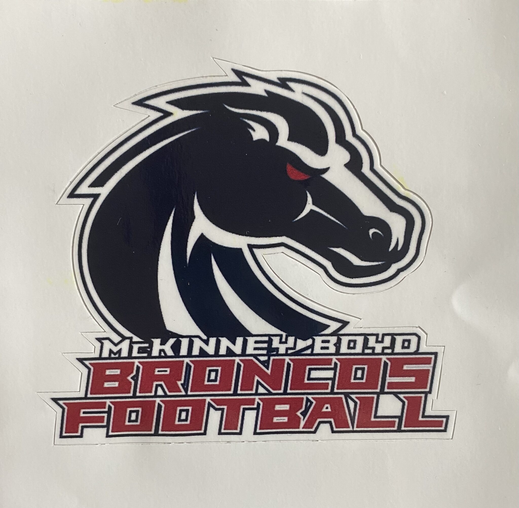 Decal McKinney Boyd Football Booster Club