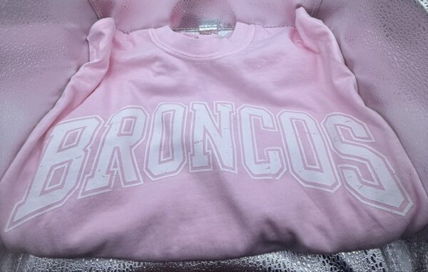 PINK OUT BRONCOS Shirt - Image 3