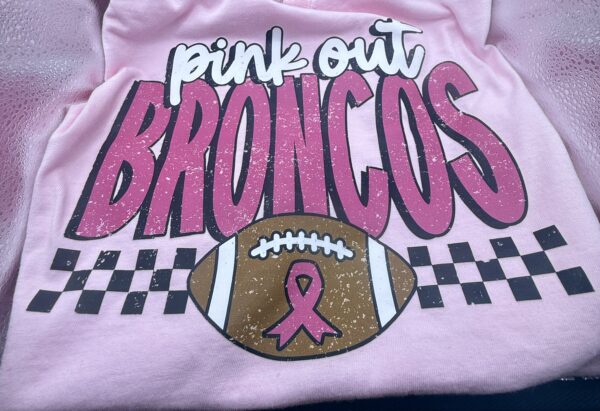pink out broncos football
