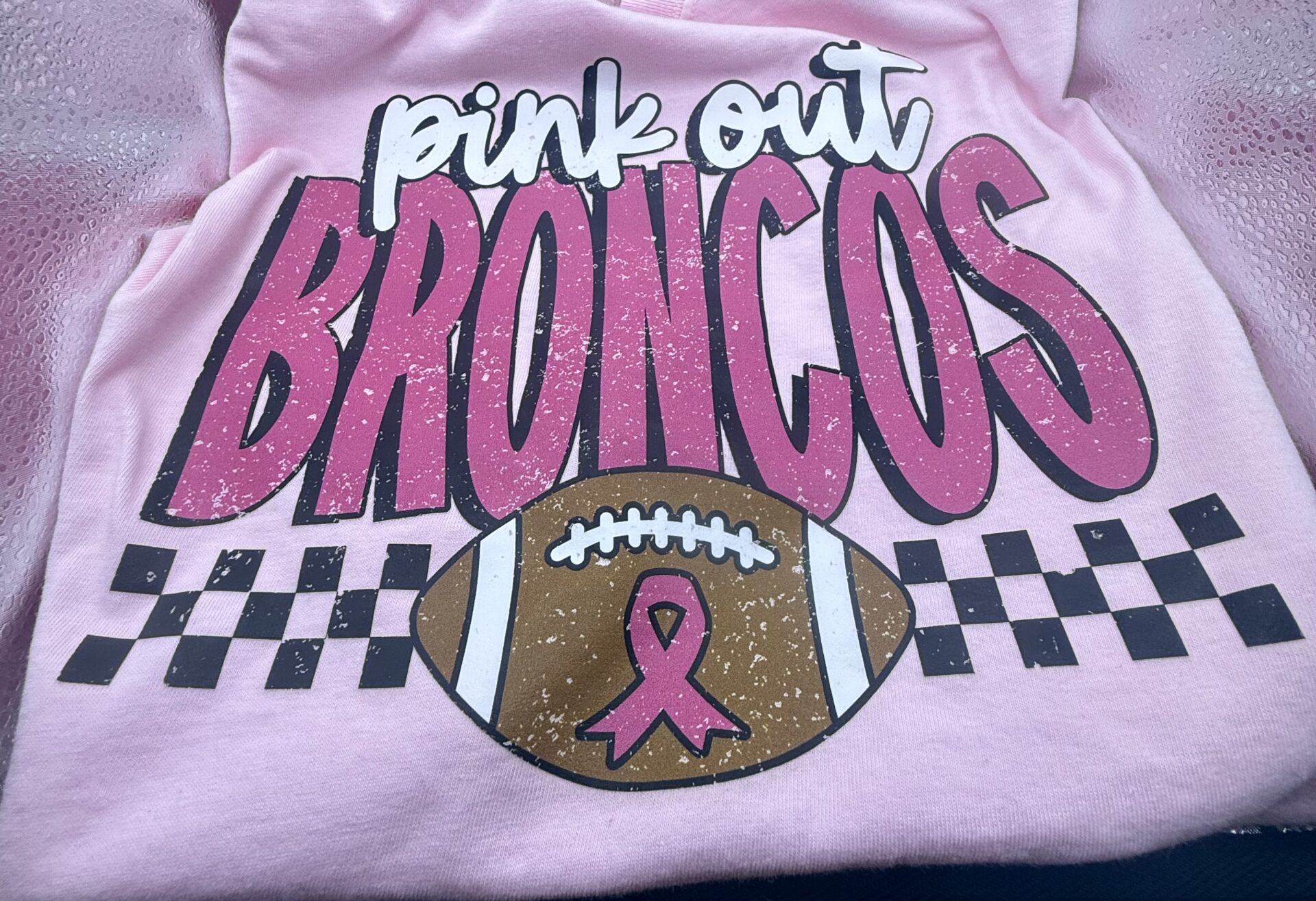 pink out broncos football